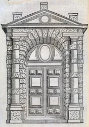 Dubbel gepaneelde deuren, uit 